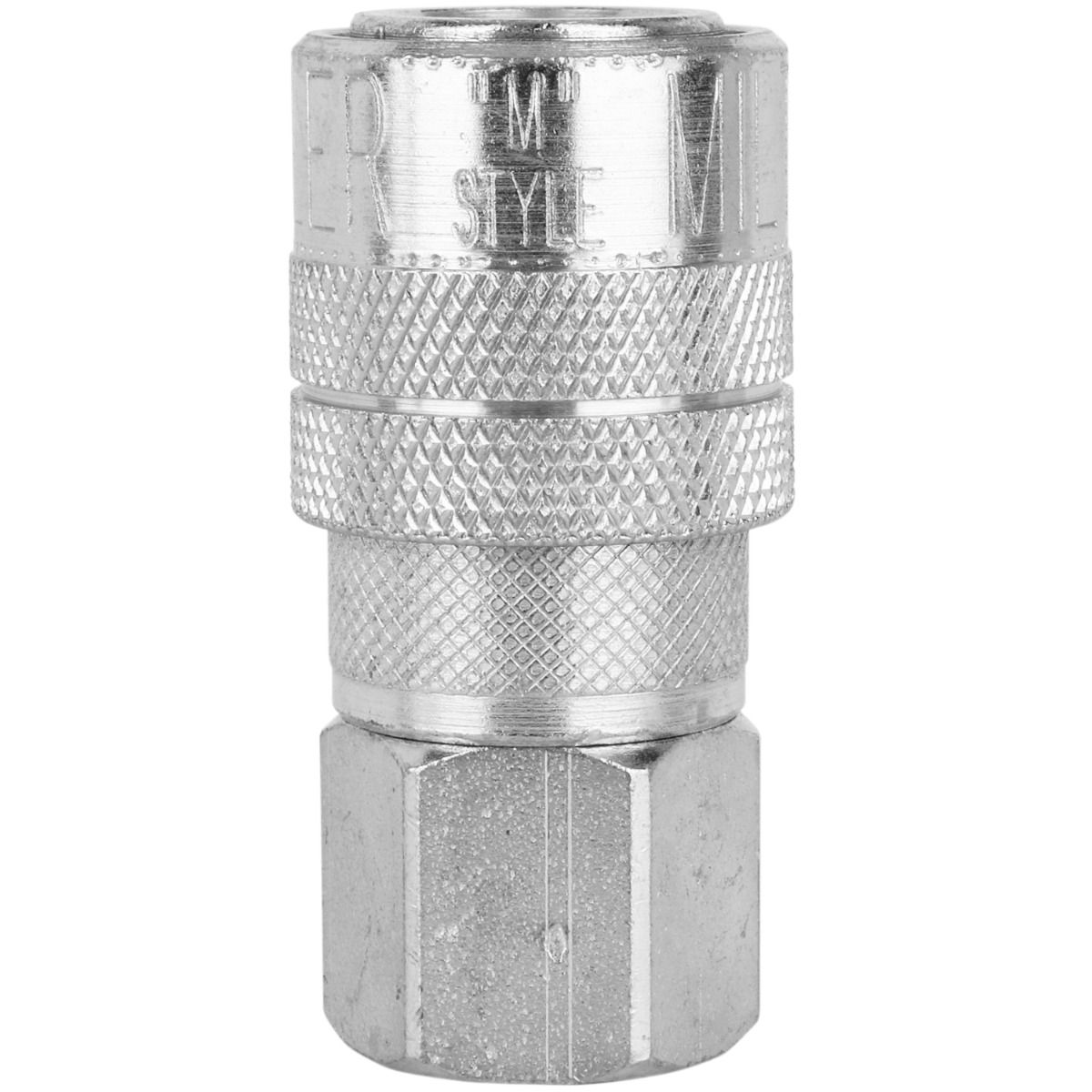 1/4 FNPT Industrial Interchange (M-Style®) Quick-Connect Steel Coupler -  Box of 10 — Milton® Industries Inc.