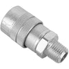 1/4" MNPT Industrial Interchange (M-STYLE®) Quick-Connect Steel Coupler (Pack of 10)