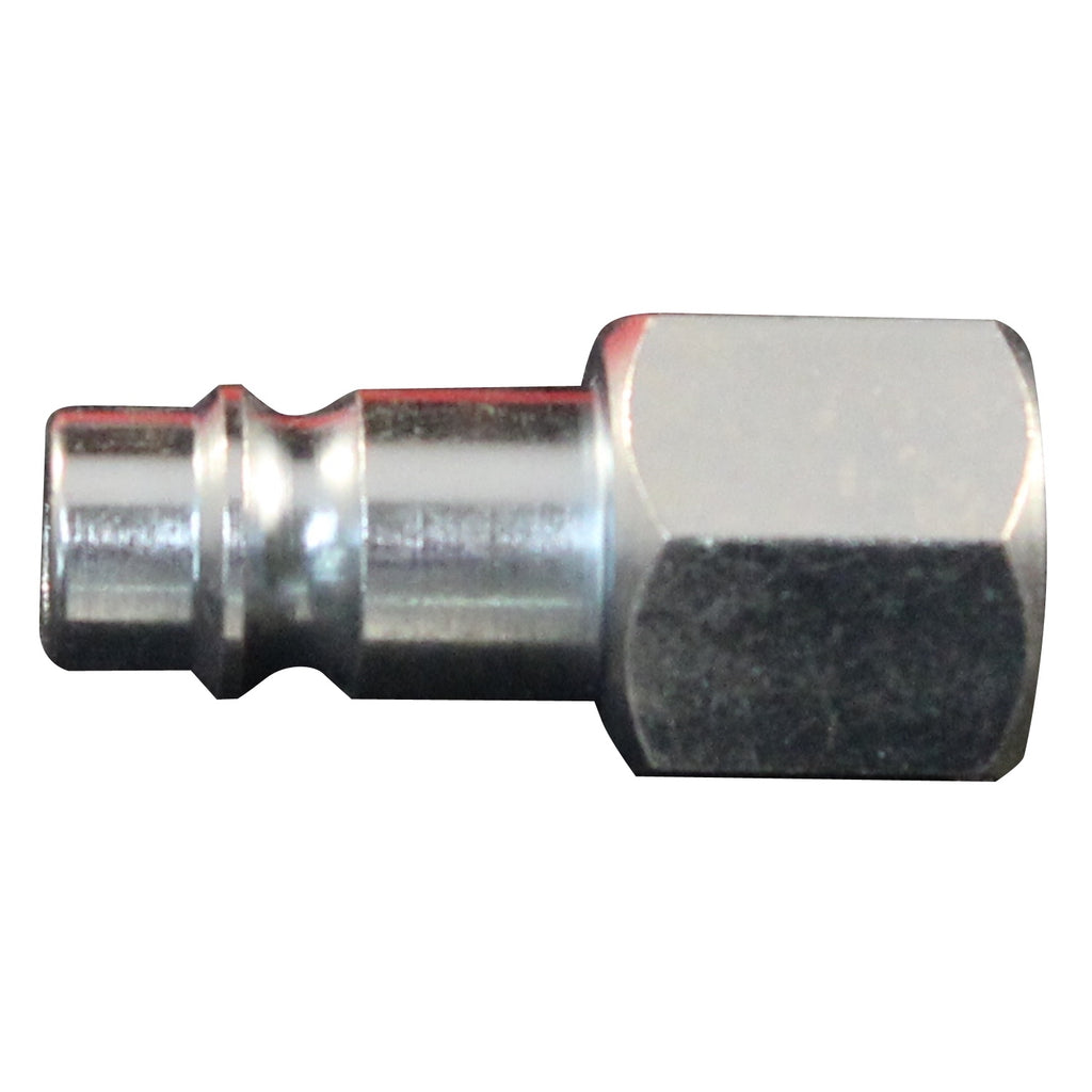 HIGHFLOWPRO® 1/4" FNPT V-Style/Euro Interchange Steel Air Plug Fitting (High Volume Low Pressure Application)