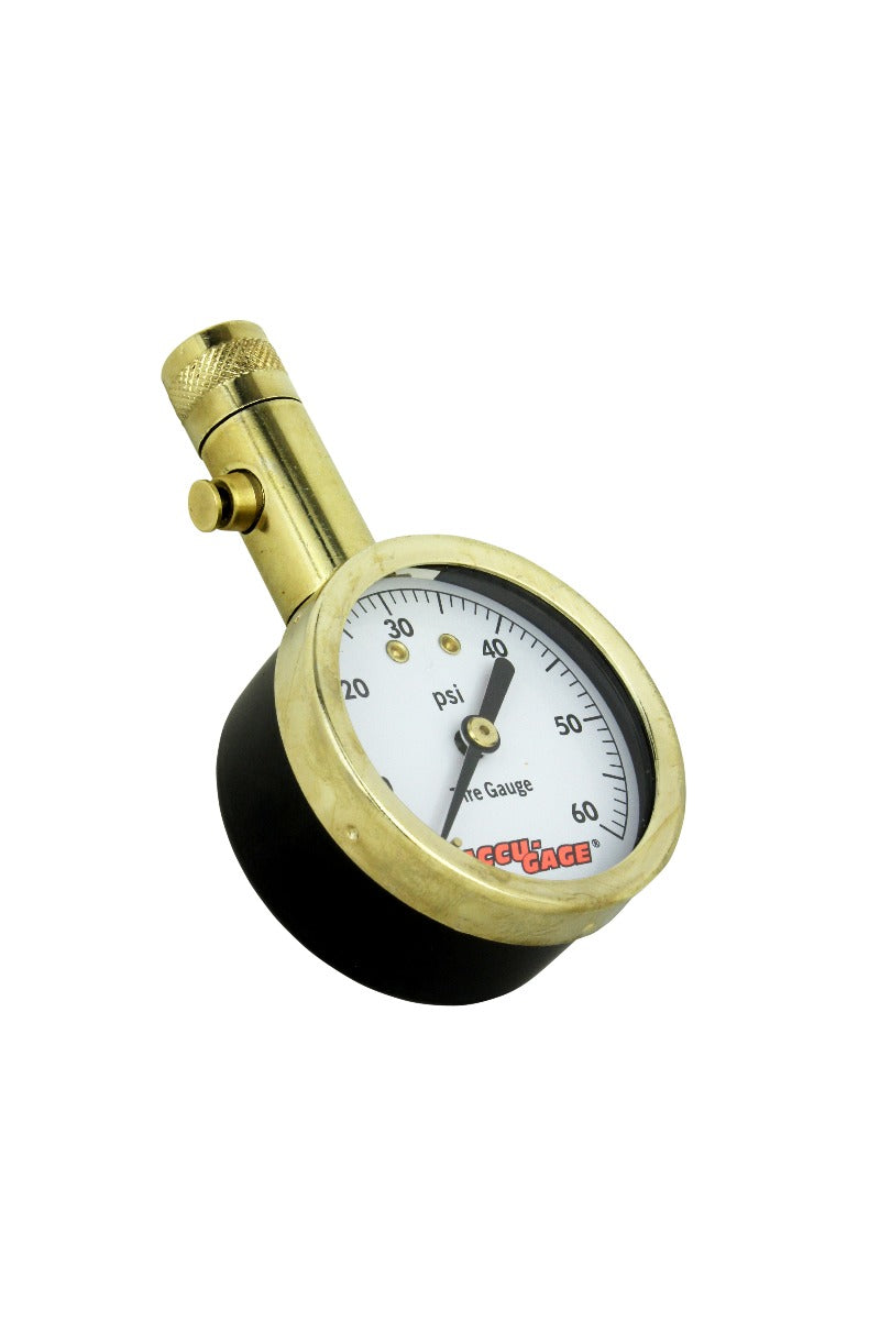 ACCU-GAGE® by Milton® Dial Tire Pressure Gauge with Straight Air Chuck ...